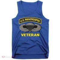 Us Paratrooper Airborne Division Army Veteran Gift Tank Top thumb 0