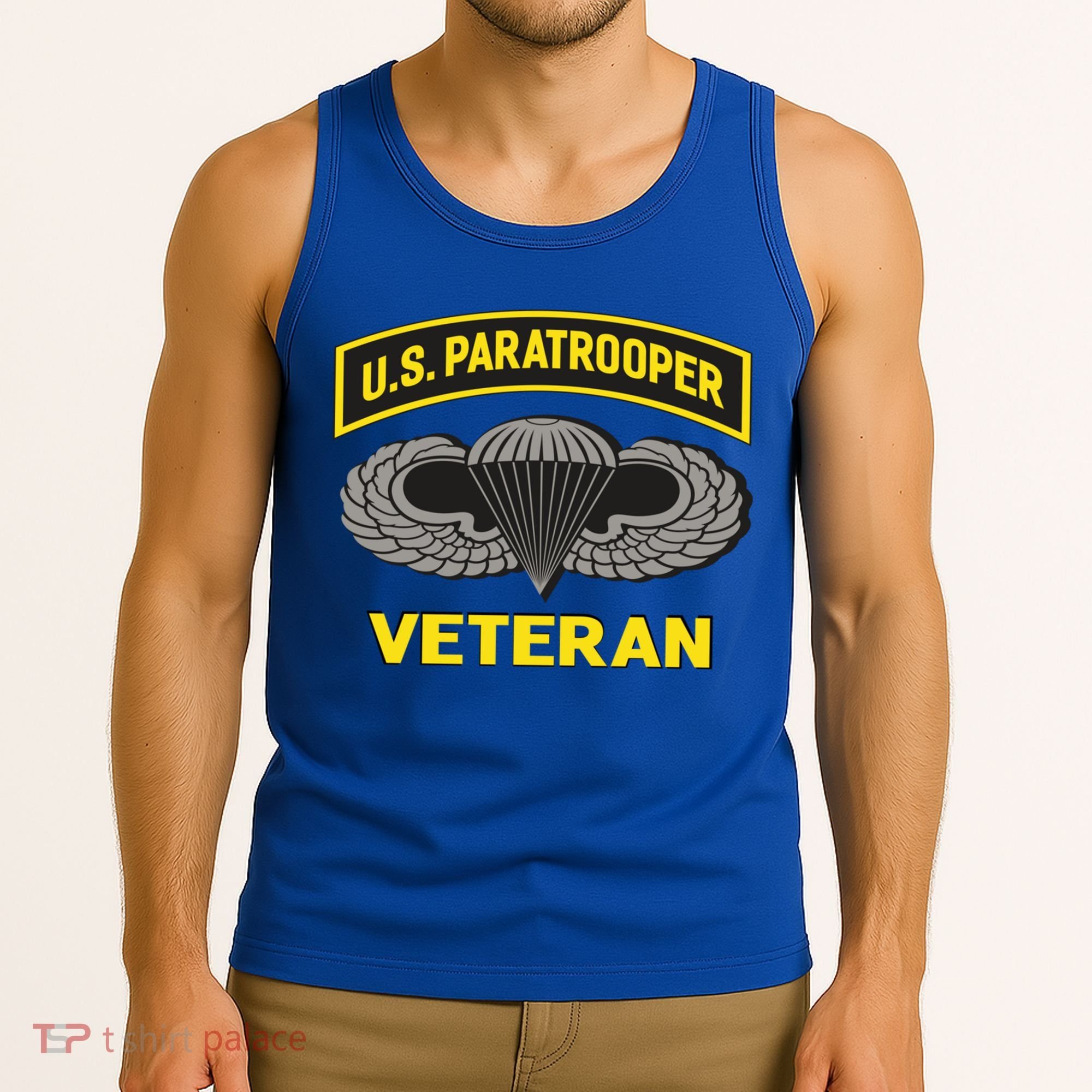 Us Paratrooper Airborne Division Army Veteran Gift Tank Top