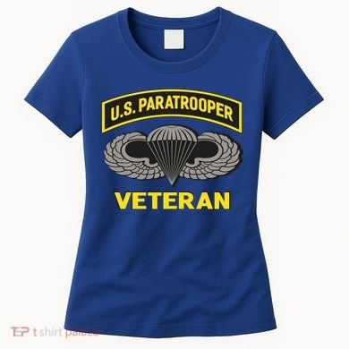 Us Paratrooper Airborne Division Army Veteran Gift Women's T-Shirt