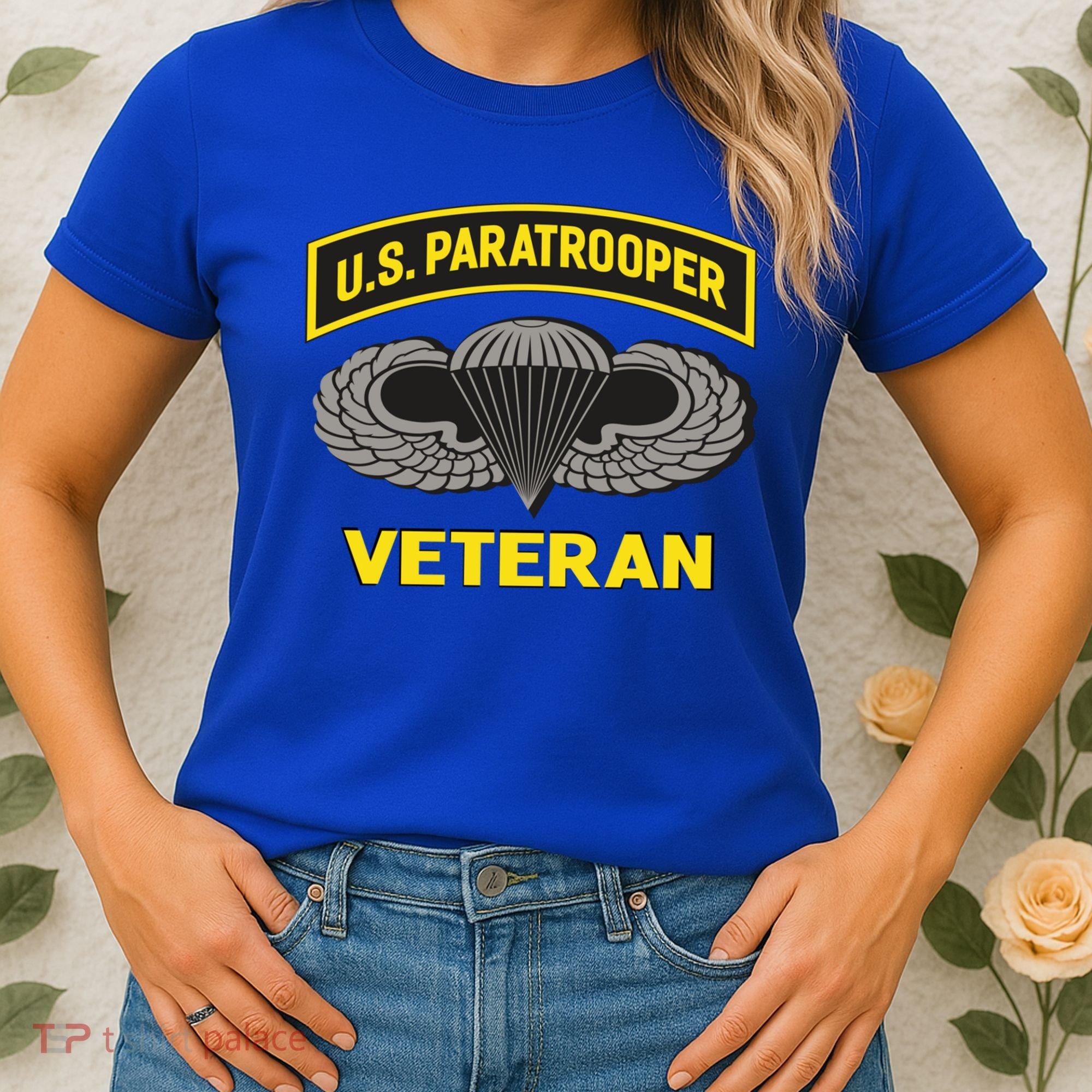 Us Paratrooper Airborne Division Army Veteran Gift Women's T-Shirt