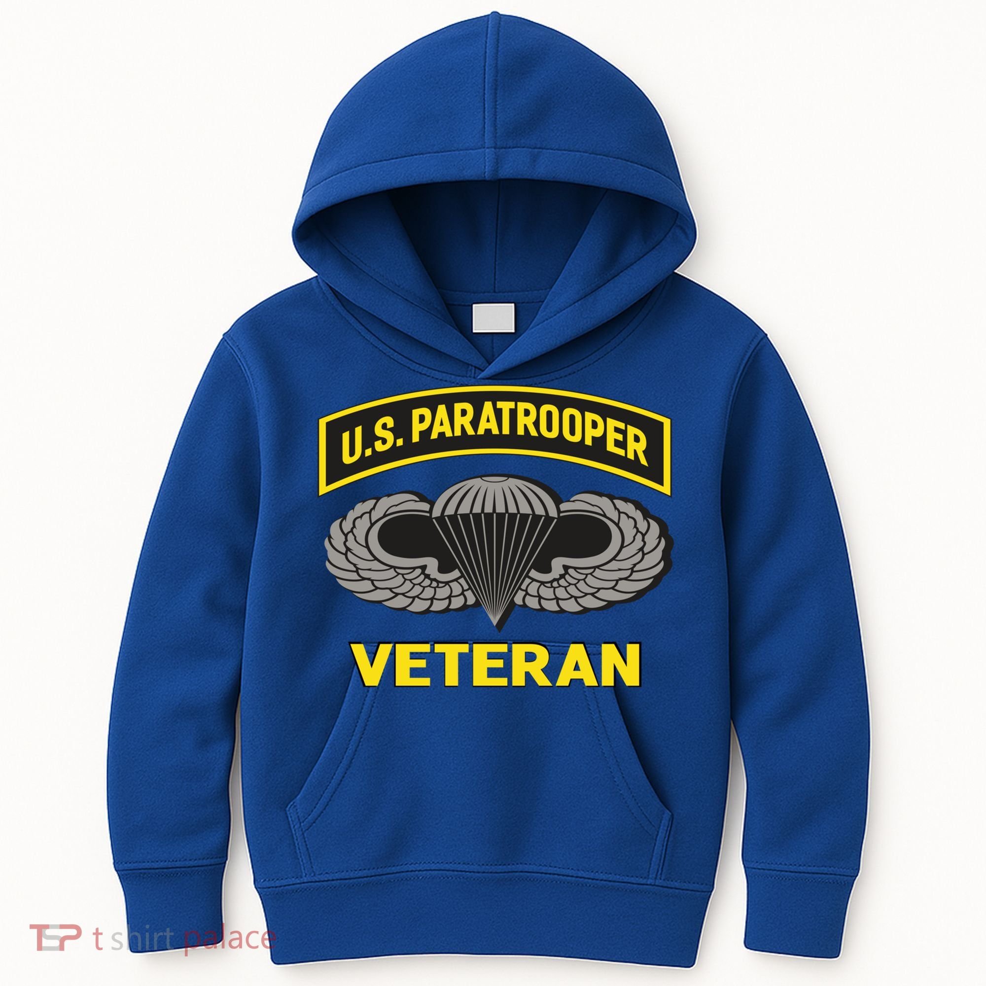 Us Paratrooper Airborne Division Army Veteran Gift Kids Hoodie