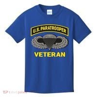Us Paratrooper Airborne Division Army Veteran Gift Kids T-Shirt thumb 0