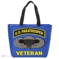 Us Paratrooper Airborne Division Army Veteran Gift Tote Bag thumb 0