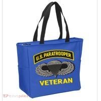 Us Paratrooper Airborne Division Army Veteran Gift Tote Bag thumb 2