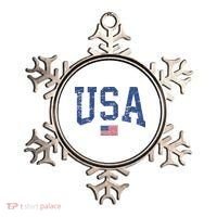 USA  Patriotic American Flag Distressed Ornament thumb 0