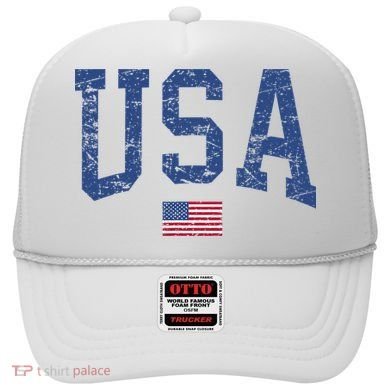 USA  Patriotic American Flag Distressed Hat
