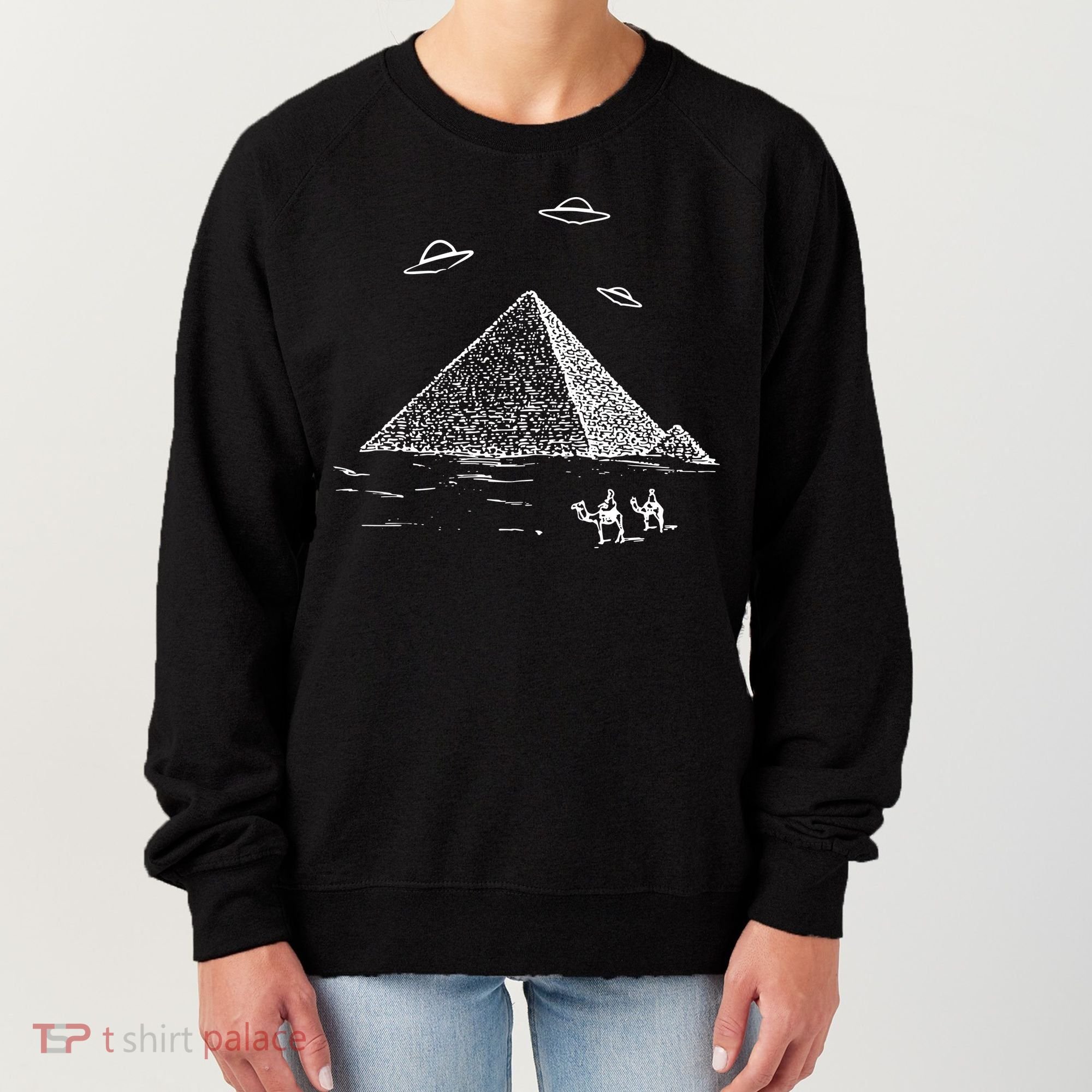 Ufo Pyramid Alien Cool Women's Sweatshirt