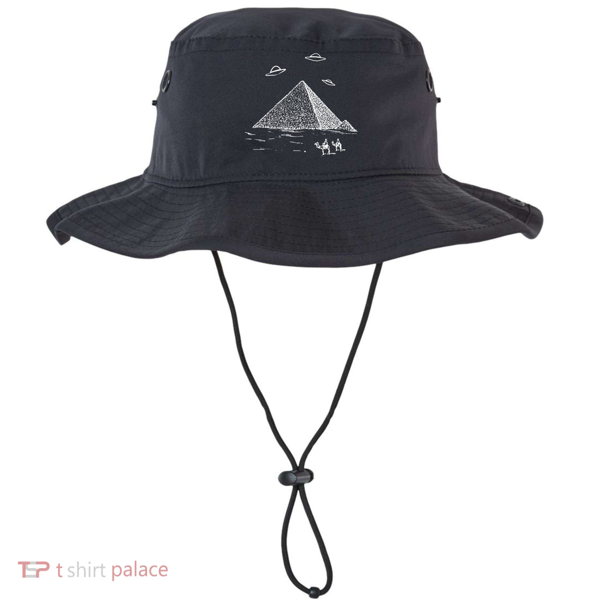 Ufo Pyramid Alien Cool Bucket Hat