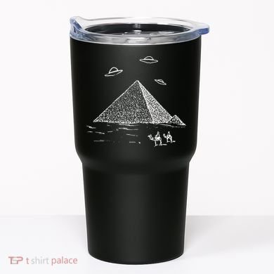 Ufo Pyramid Alien Cool Tumbler