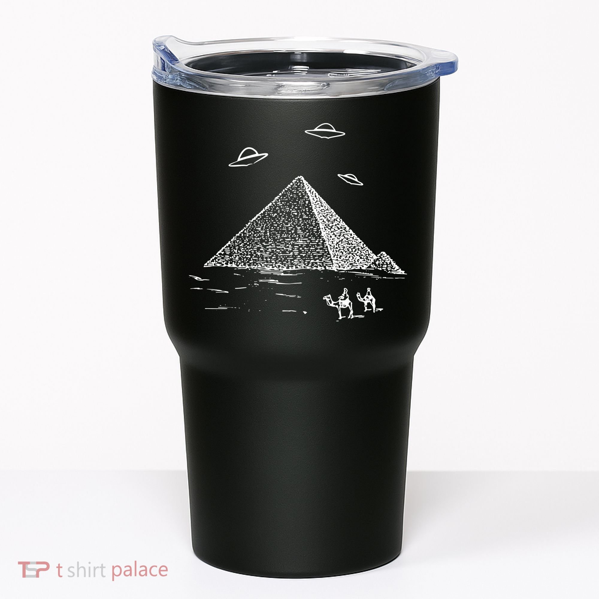 Ufo Pyramid Alien Cool Tumbler