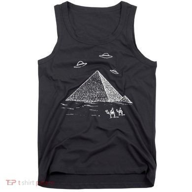 Ufo Pyramid Alien Cool Tank Top