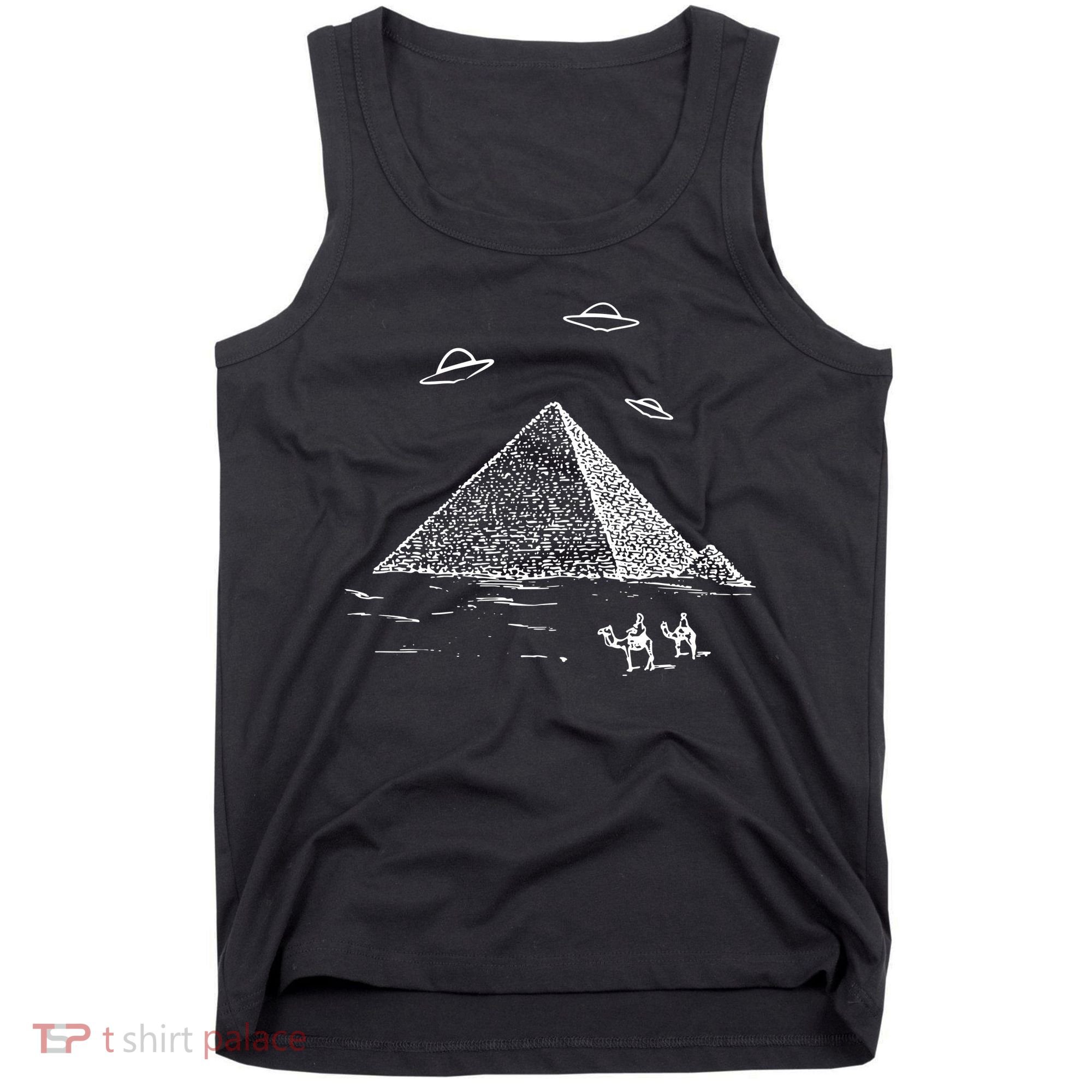 Ufo Pyramid Alien Cool Tank Top