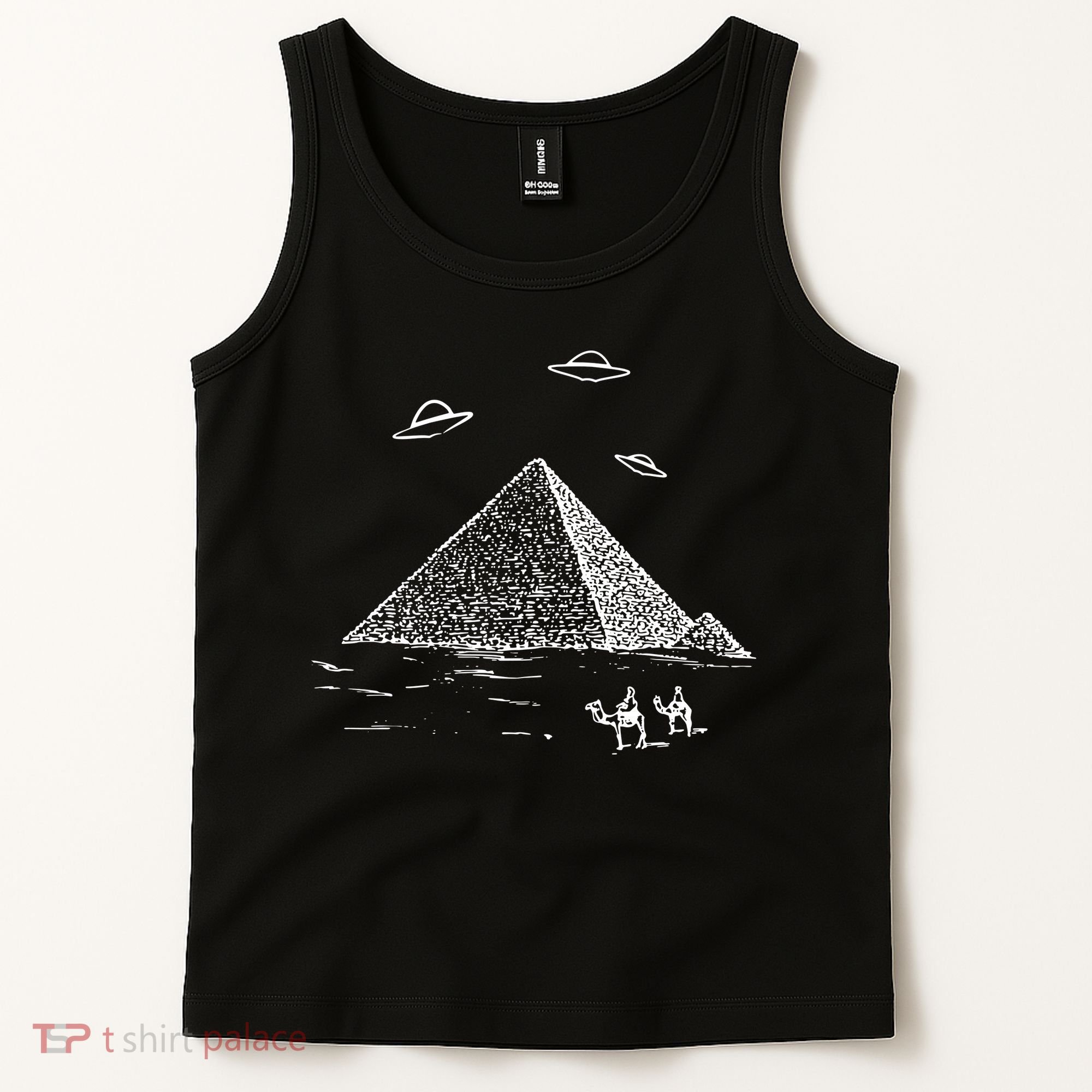 Ufo Pyramid Alien Cool Tank Top