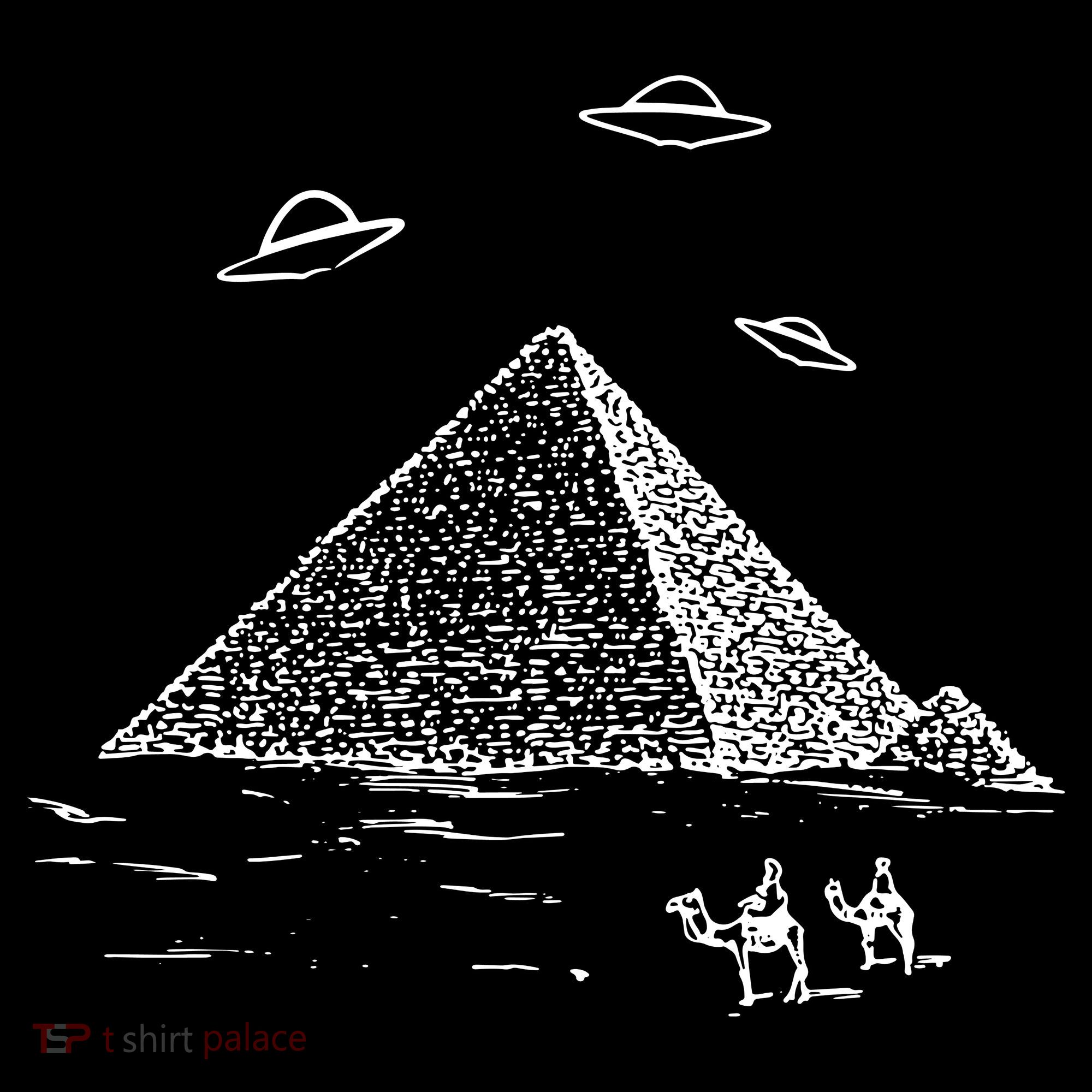 Ufo Pyramid Alien Cool Kids T-Shirt