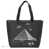 Ufo Pyramid Alien Cool Tote Bag thumb 0