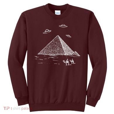 Ufo Pyramid Alien Cool Sweatshirt