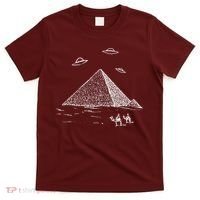 Ufo Pyramid Alien Cool T-Shirt thumb 0