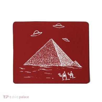Ufo Pyramid Alien Cool Mousepad