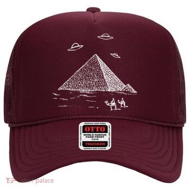 Ufo Pyramid Alien Cool Hat