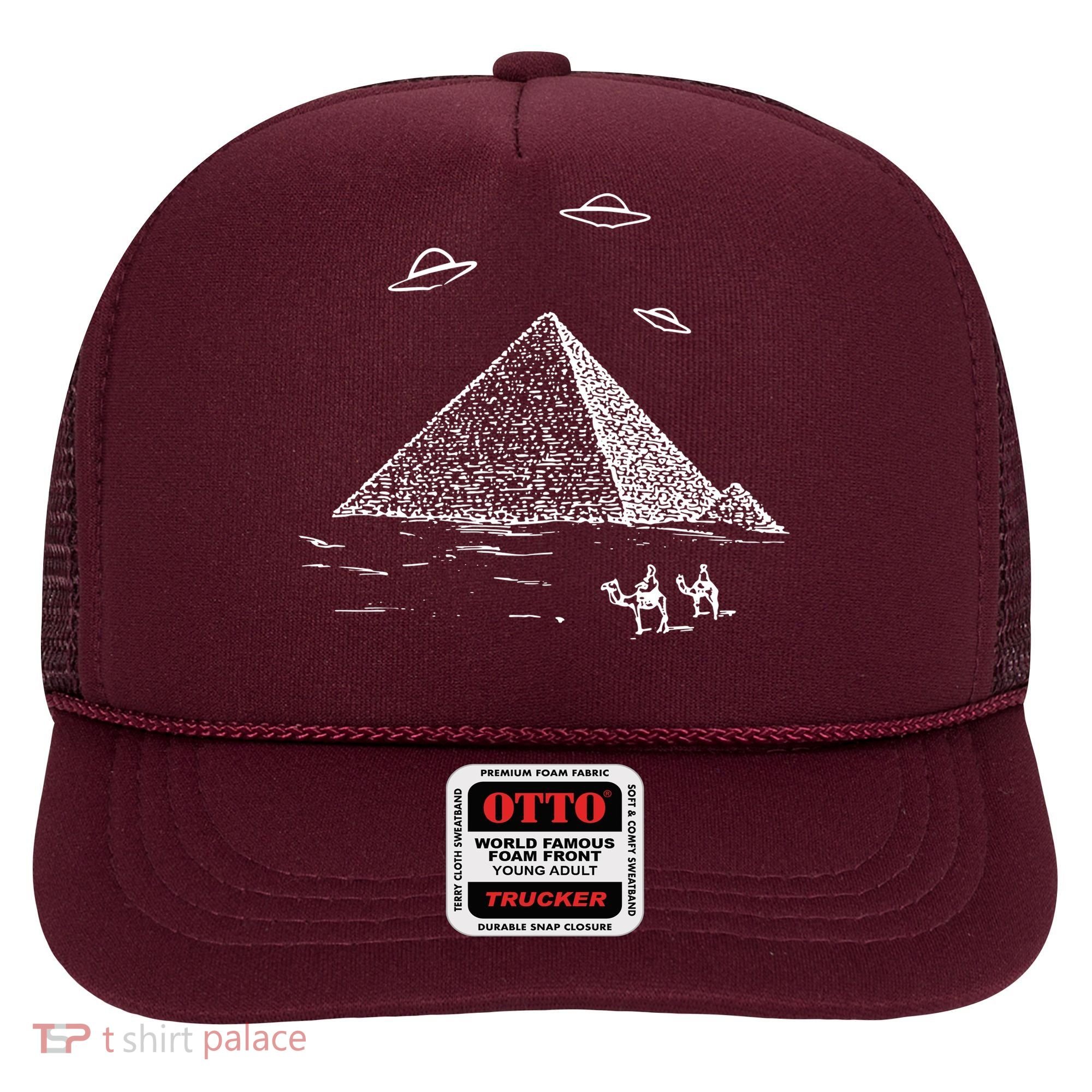 Ufo Pyramid Alien Cool Hat