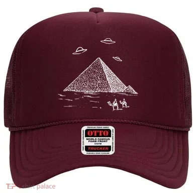 Ufo Pyramid Alien Cool Hat