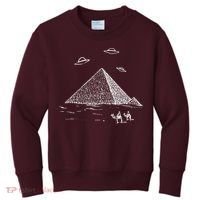 Ufo Pyramid Alien Cool Kids Sweatshirt thumb 0
