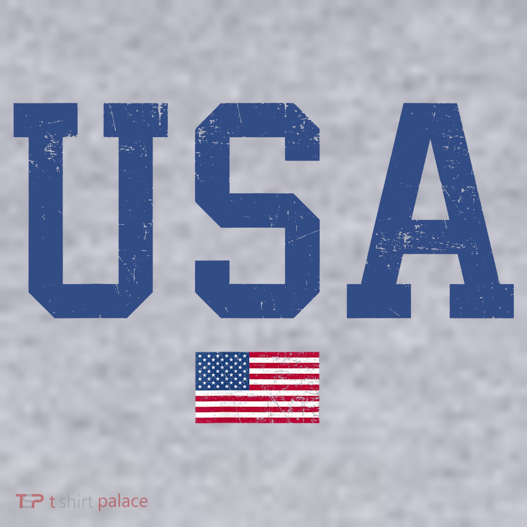 USA Patriotic American Flag Distressed Women's Sweatshirt