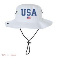 USA Patriotic American Flag Distressed Bucket Hat thumb 0