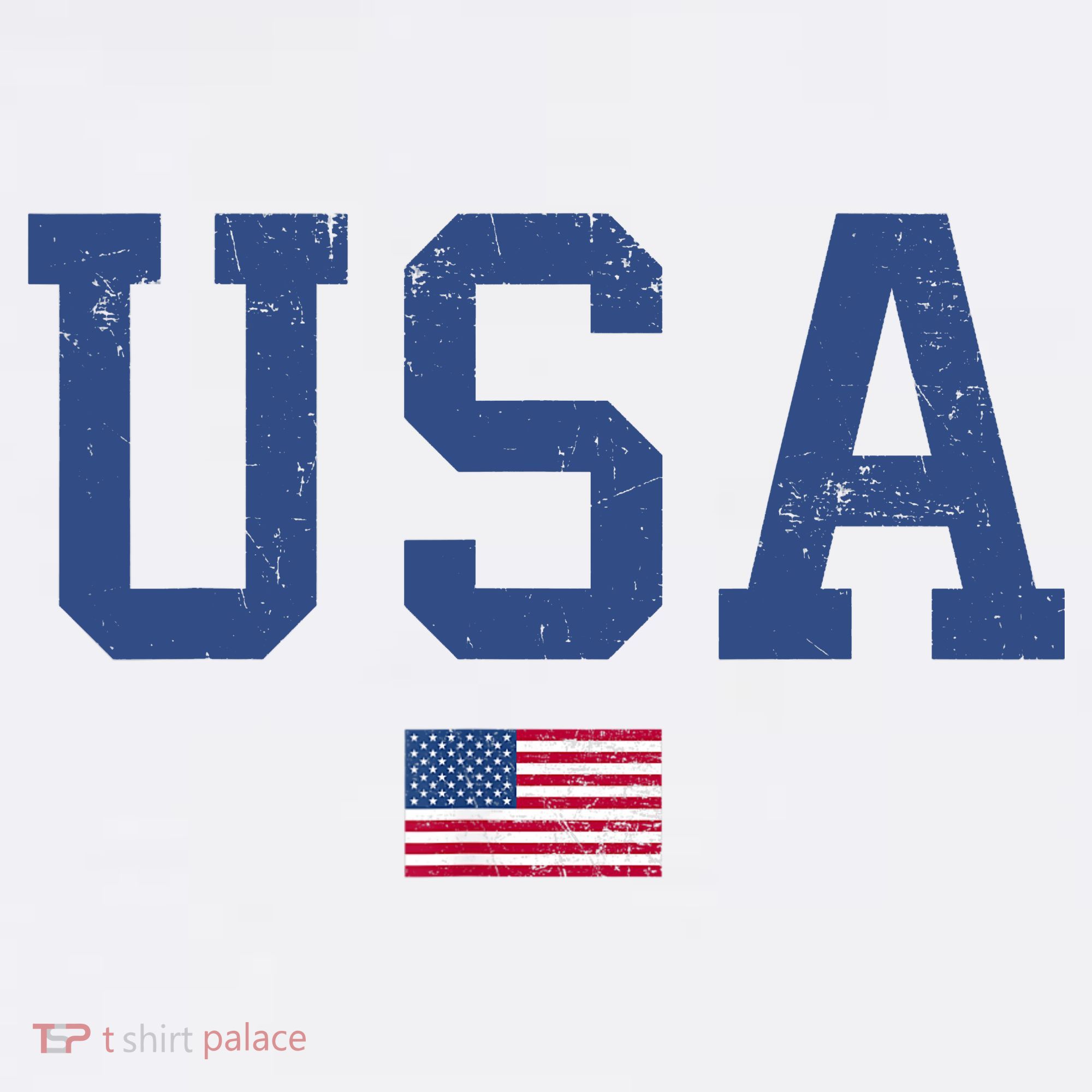 USA Patriotic American Flag Distressed Women's Hoodie