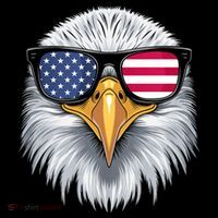 Usa Patriotic American Flag Bald Eagle Sunglasses July 4th Coffee Mug thumb 5