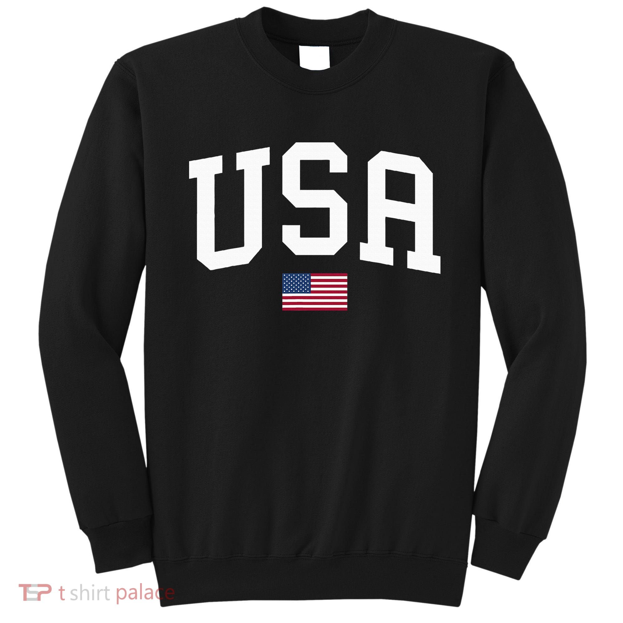 Usa Patriotic American Flag July 4th Sweatshirt