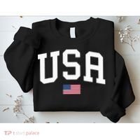 Usa Patriotic American Flag July 4th Sweatshirt thumb 2