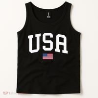 Usa Patriotic American Flag July 4th Tank Top thumb 2