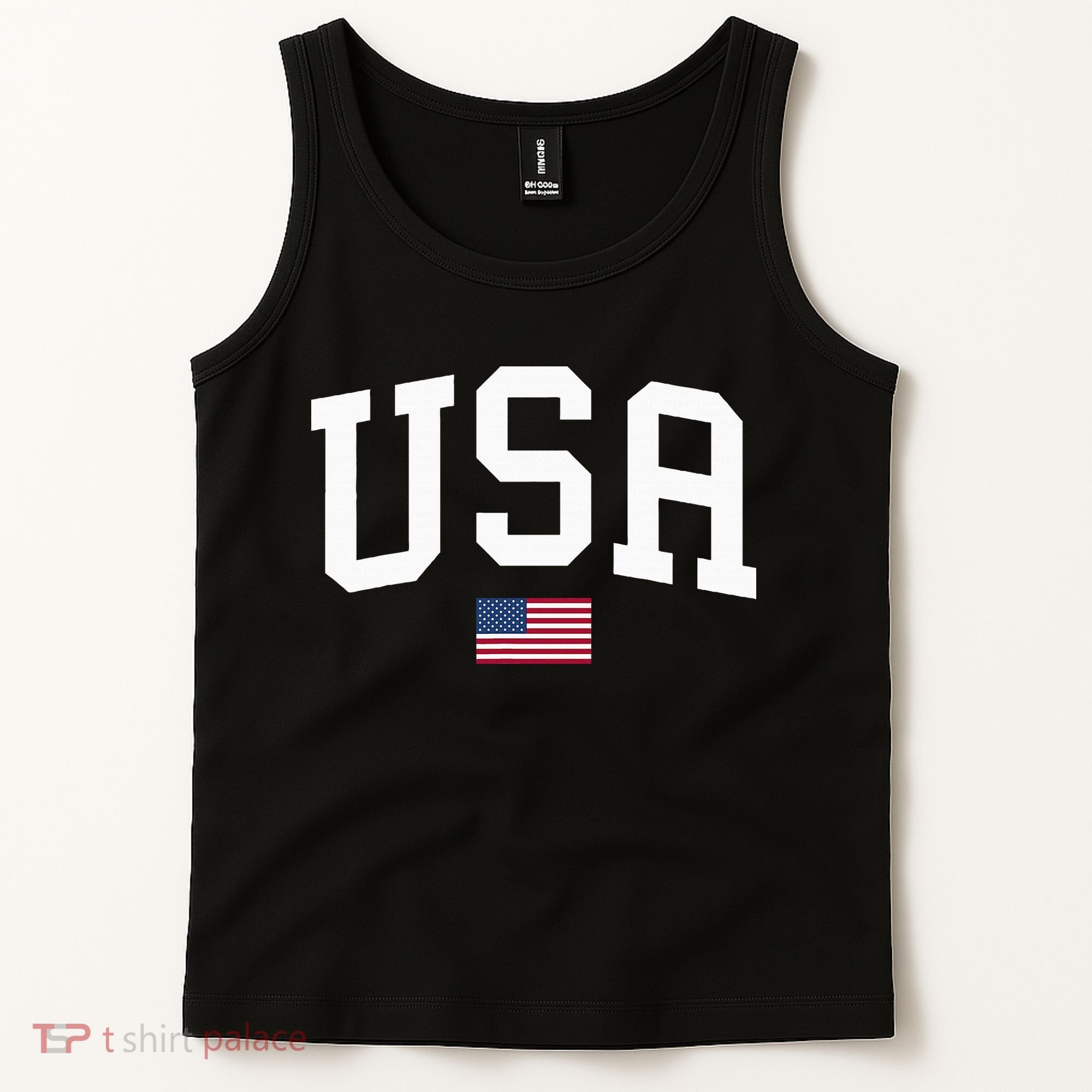 Usa Patriotic American Flag July 4th Tank Top