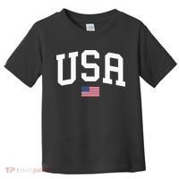 Usa Patriotic American Flag July 4th Toddler T-Shirt thumb 0