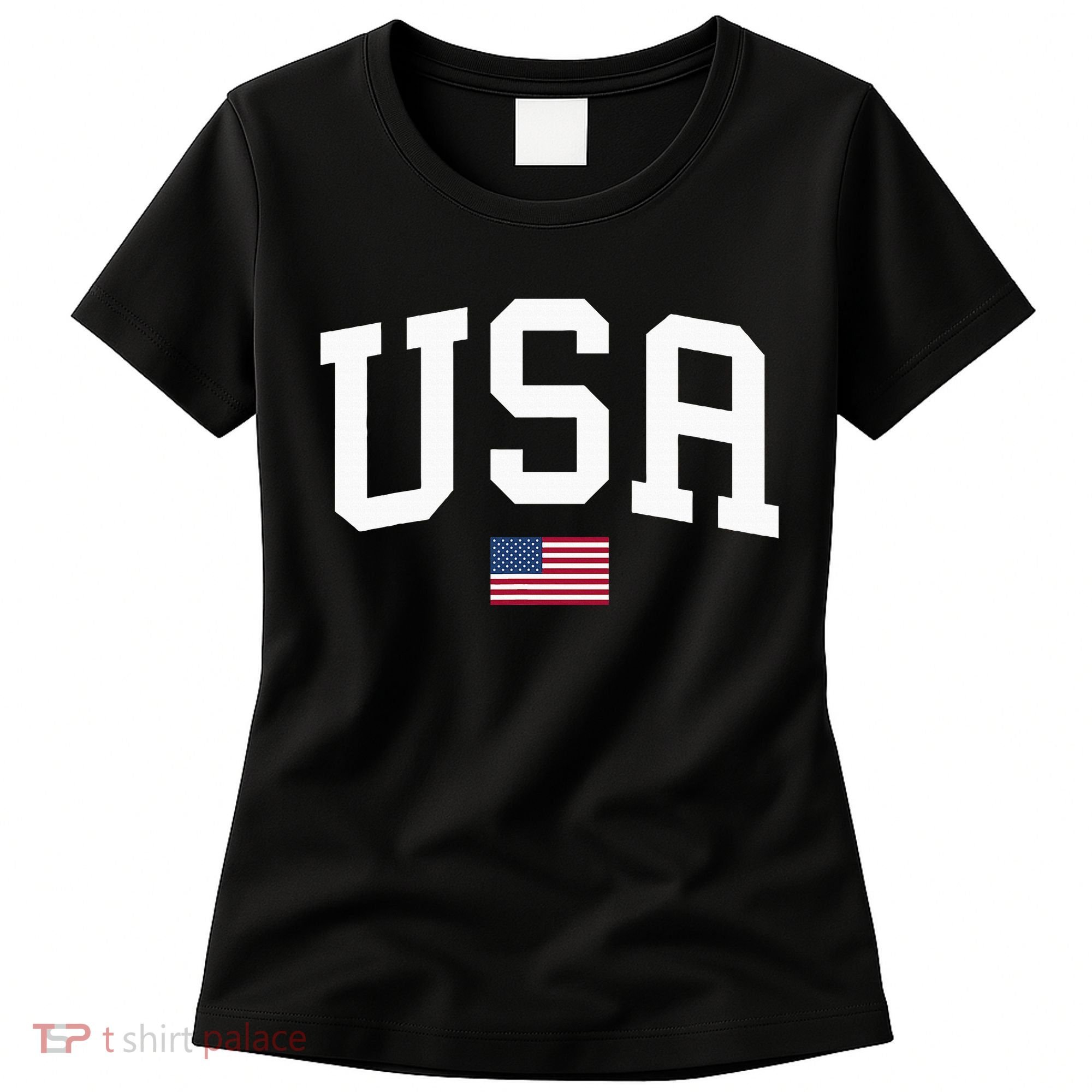 Usa Patriotic American Flag July 4th Women's T-Shirt