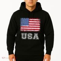 Usa Patriotic American Flag Hoodie thumb 2
