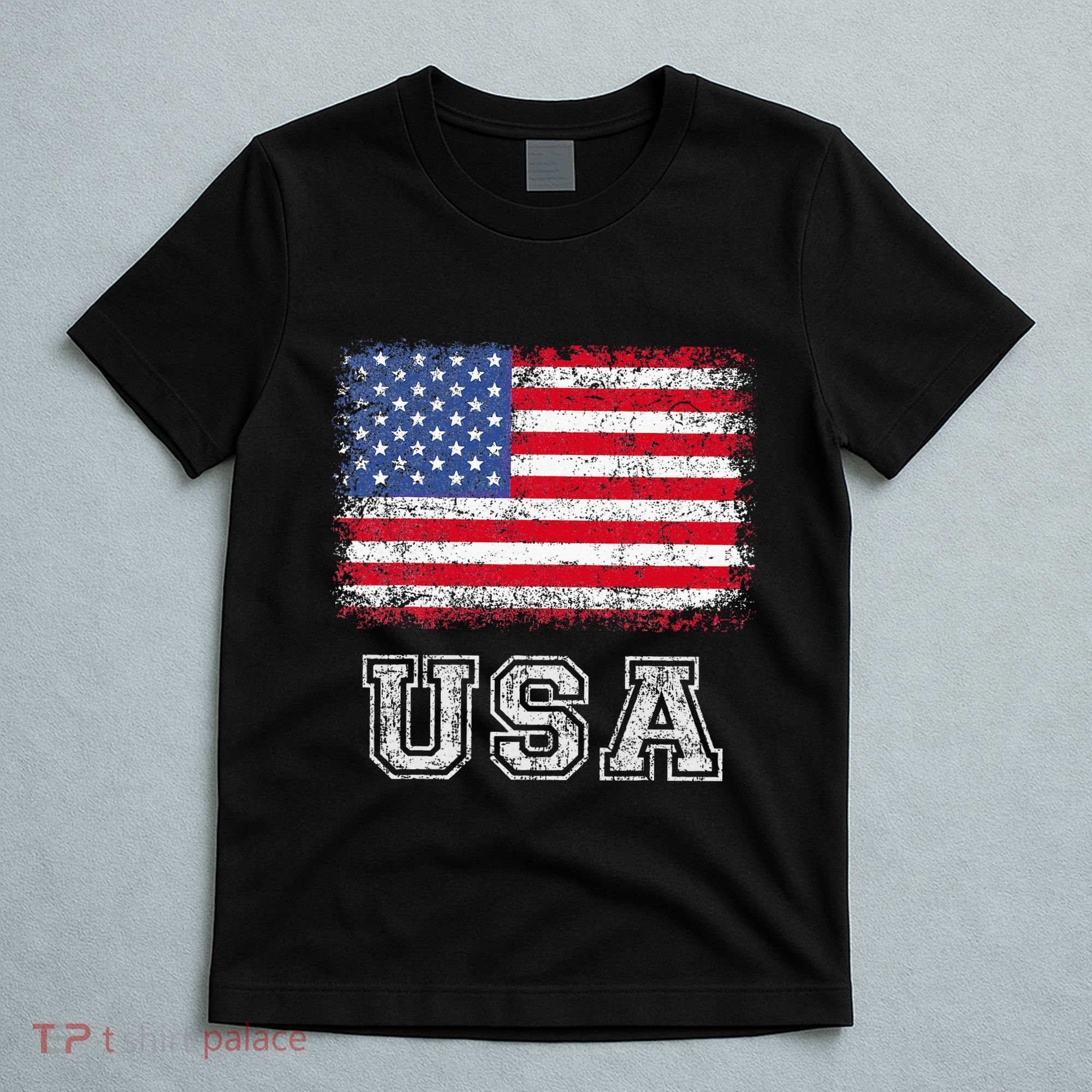 Usa Patriotic American Flag T-Shirt
