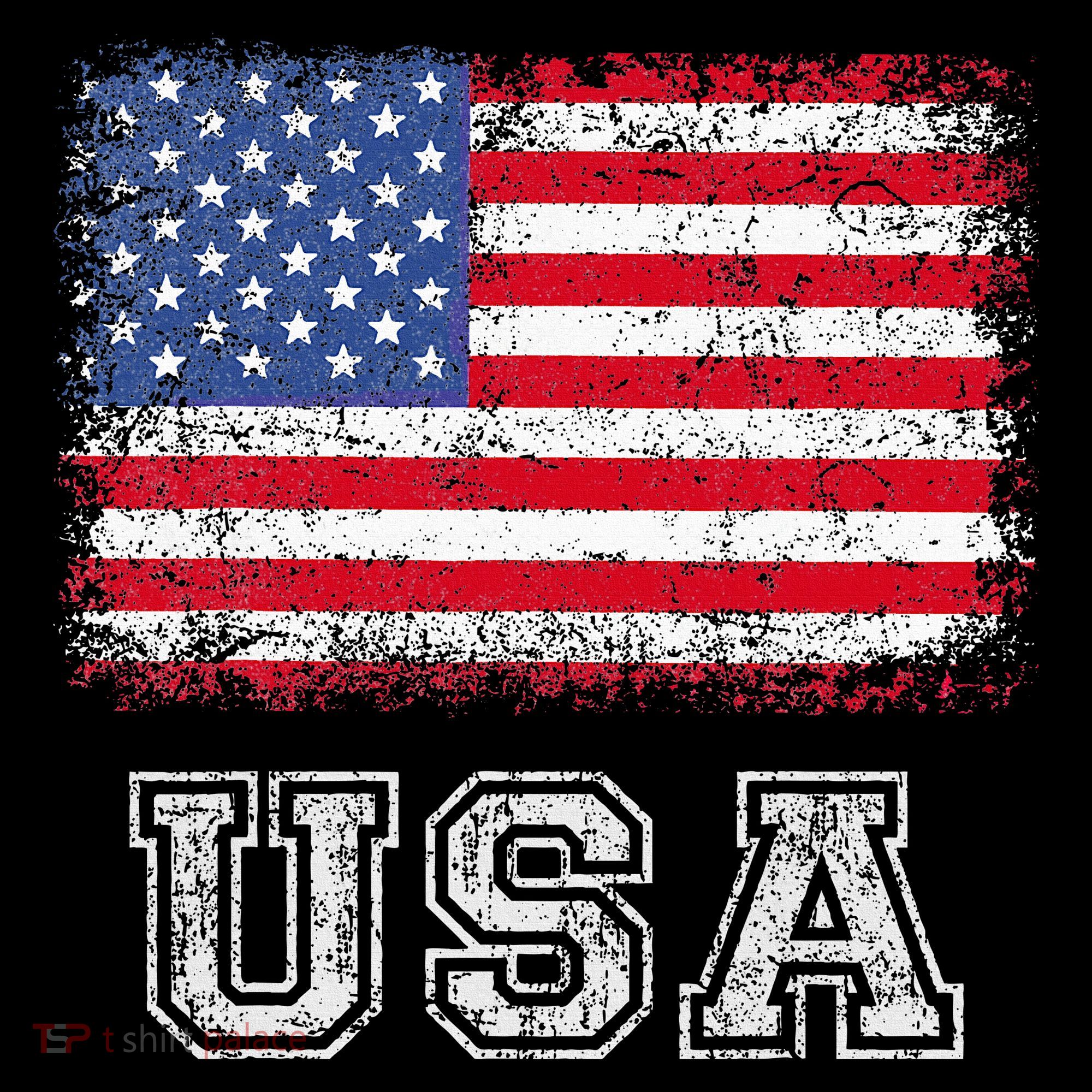 Usa Patriotic American Flag Women's Hoodie