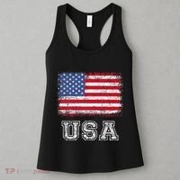 Usa Patriotic American Flag Women's Tank Top thumb 3