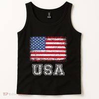 Usa Patriotic American Flag Tank Top thumb 2