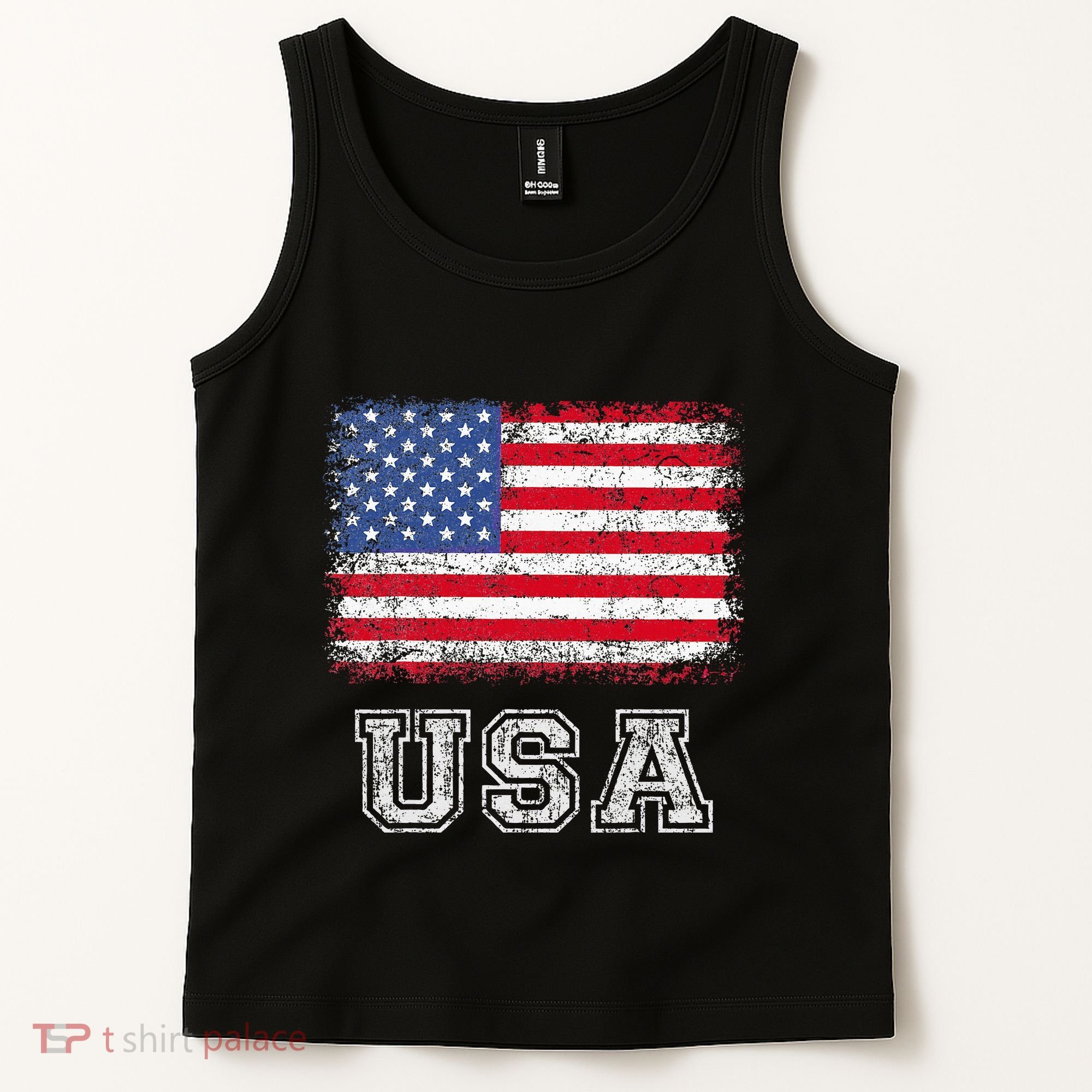 Usa Patriotic American Flag Tank Top