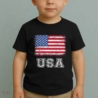 Usa Patriotic American Flag Toddler T-Shirt thumb 2