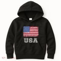 Usa Patriotic American Flag Kids Hoodie thumb 0