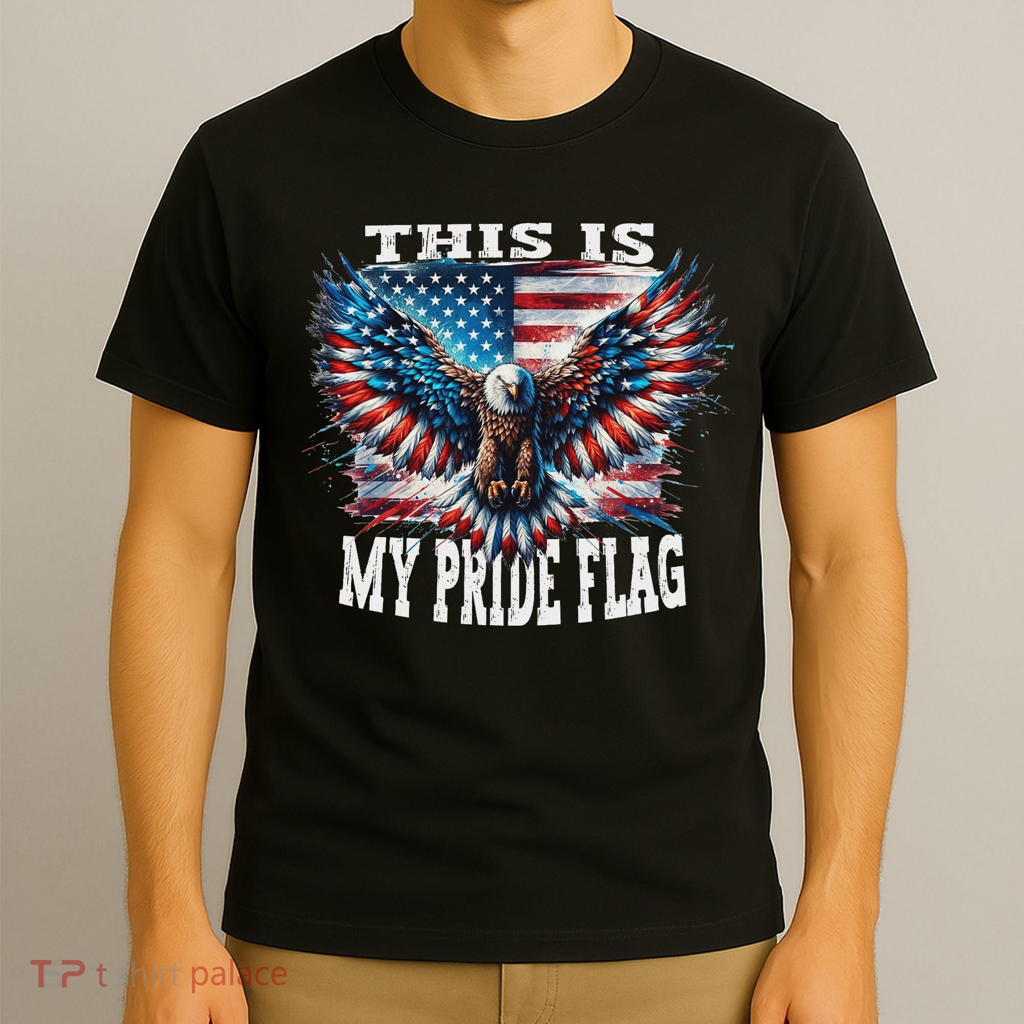 Usa Patriotic American Flag Usa Eagle Flag 4th Of July T-Shirt