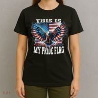 Usa Patriotic American Flag Usa Eagle Flag 4th Of July T-Shirt thumb 4
