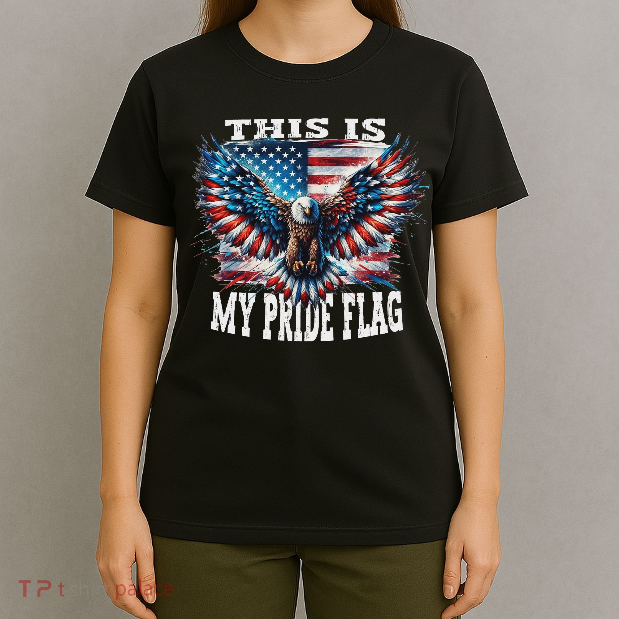Usa Patriotic American Flag Usa Eagle Flag 4th Of July T-Shirt