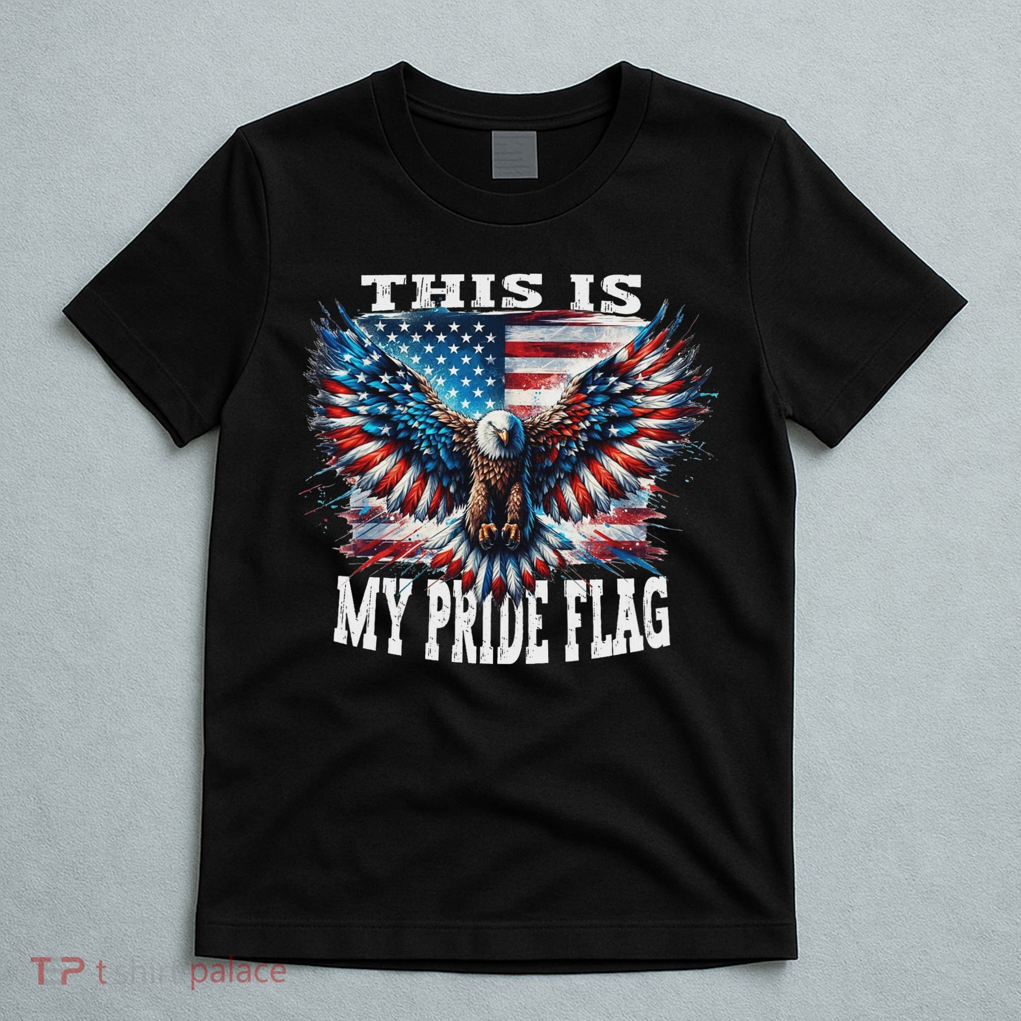 Usa Patriotic American Flag Usa Eagle Flag 4th Of July T-Shirt
