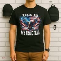 Usa Patriotic American Flag Usa Eagle Flag 4th Of July T-Shirt thumb 6