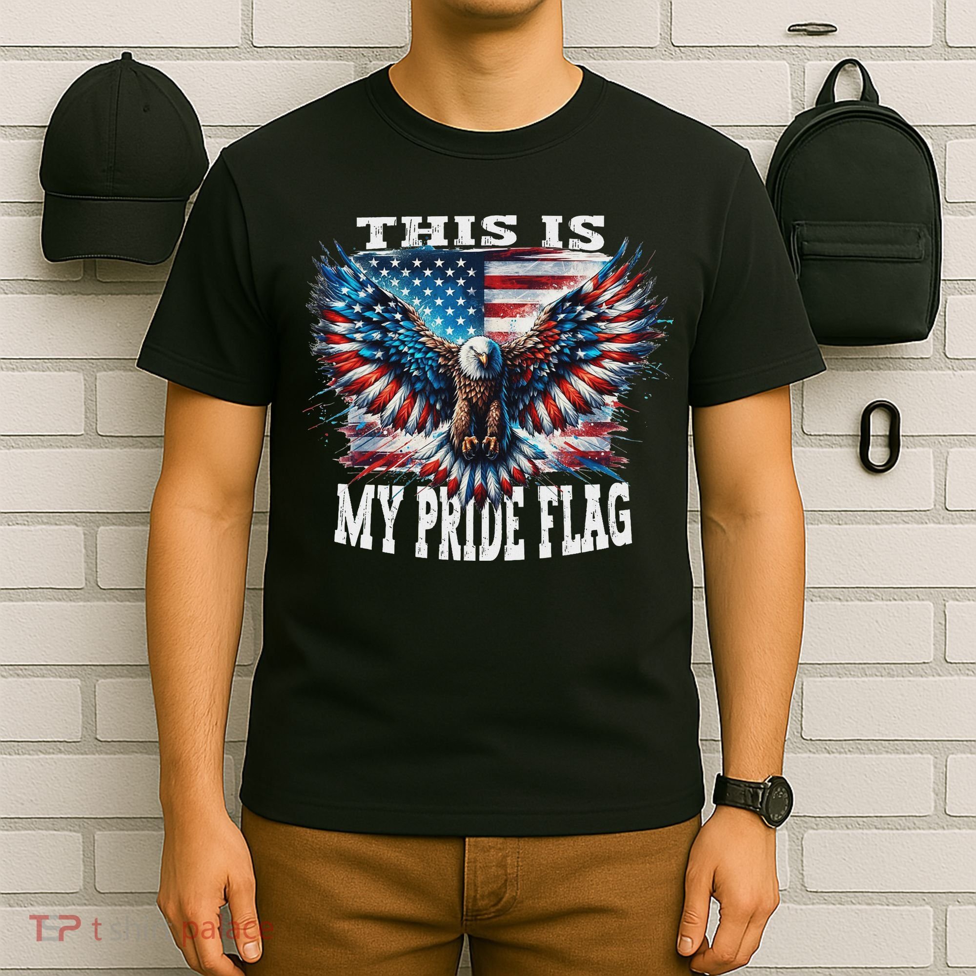 Usa Patriotic American Flag Usa Eagle Flag 4th Of July T-Shirt